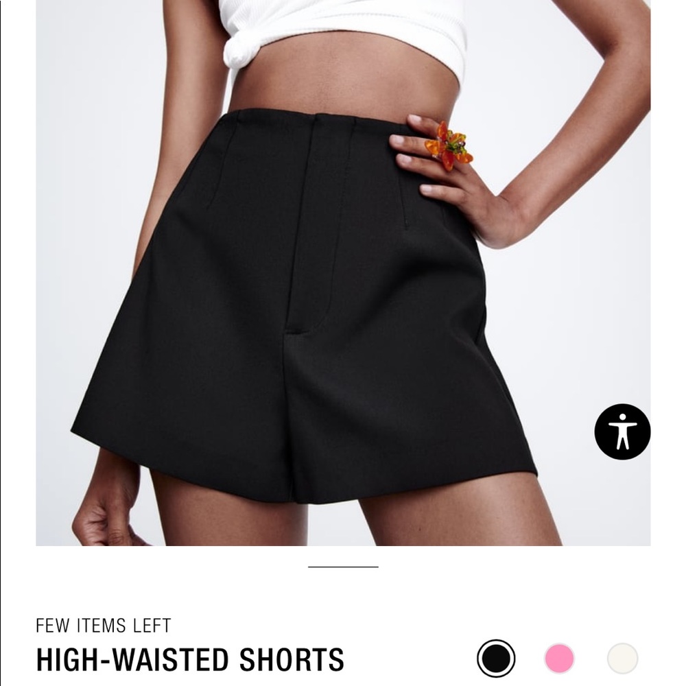 Zara high waisted shorts- never worn with tags :)